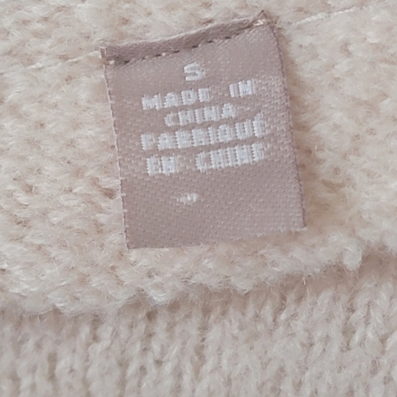 ANTHROPOLOGIE by KNITTED & KNOTTED CABLEKNIT BOILED WOOL BLAZER SIZE SMALL. - Picture 7 of 16